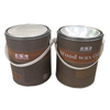 1升带有金属盖的圆形油漆锡罐，用于胶水的锡桶，乳胶所有溶剂