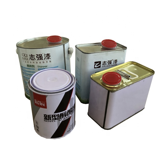 3.7L圆形金属罐油漆罐化学锡桶
