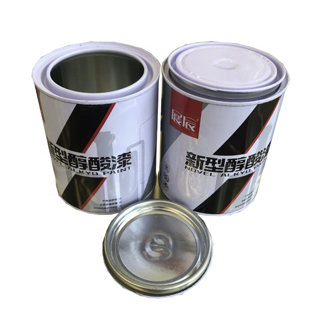 3.7L圆形金属罐油漆罐化学锡桶